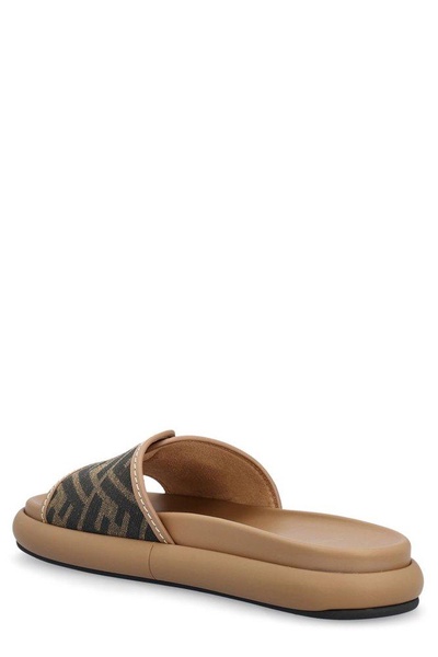 Fendi Wide-Band Flat Slides