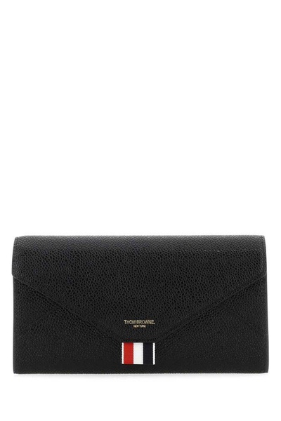 Thom Browne Logo Printed Envelope Continental Wallet