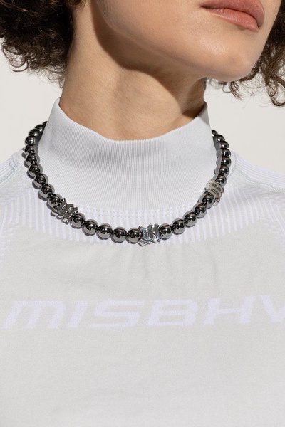 Misbhv Pearl-Embellished Necklace