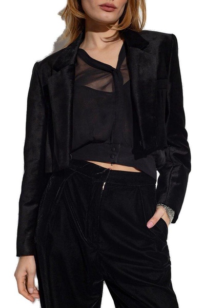 Forte Forte Cropped blazer in velvet