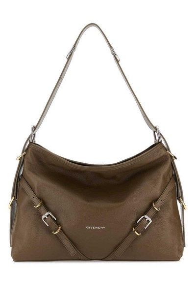 Givenchy Voyou Buckle Detailed Medium Shoulder Bag