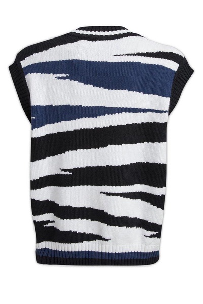 Missoni Striped V-Neck Knitted Vest