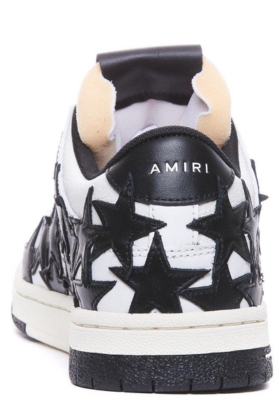 Amiri Skel Round-Toe Lace-Up Sneakers