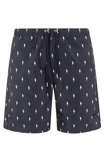 Neil Barrett All-Over Pattern-Printed Drawstring Shorts