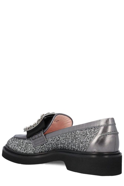 Roger Vivier Viv' Rangers Embellished Loafers