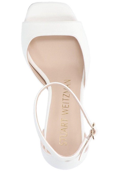 Stuart Weitzman Square-Toe Sandals