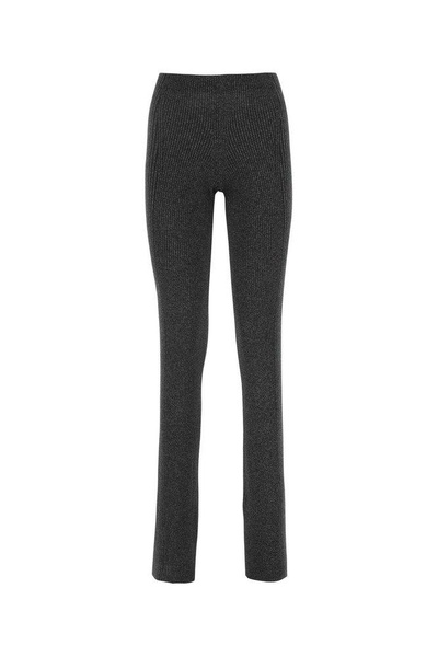 Dion Lee Ribbed-Knit Flared Trousers