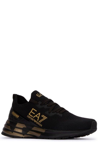 Ea7 Emporio Armani Crusher Distance Knitted Sneakers