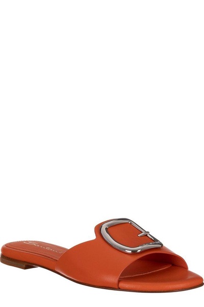 Santoni Buckle Detailed Slip-On Sandals