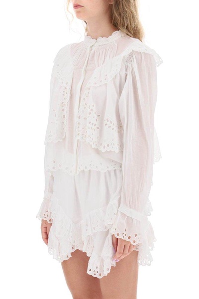 Isabel Marant Étoile Kelmon Embroidered Blouse