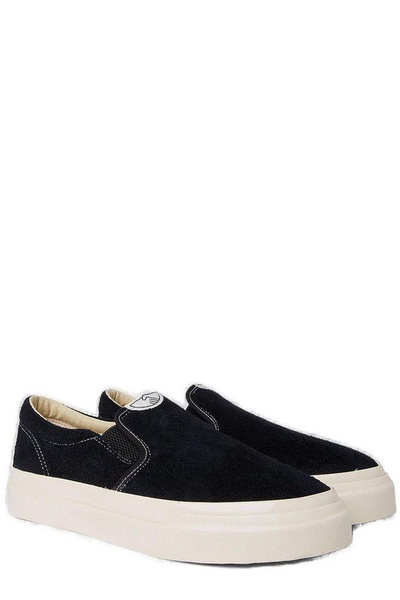 Junya Watanabe Logo Patch Slip-On Sneakers