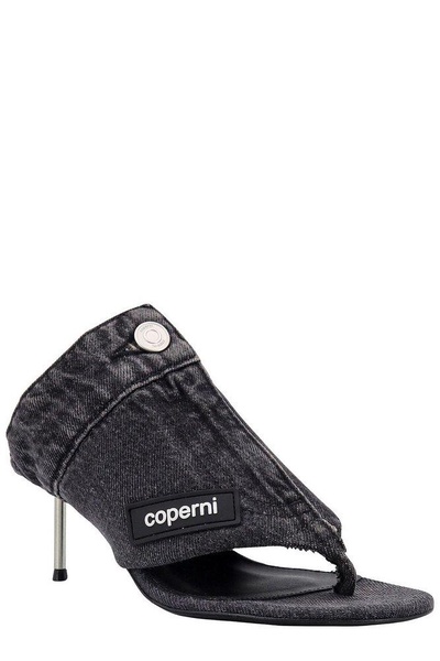 Coperni Denim Open Thong Sandals