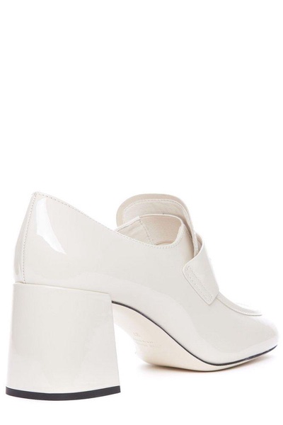 Miu Miu High-Heeled Slip-On Pumps