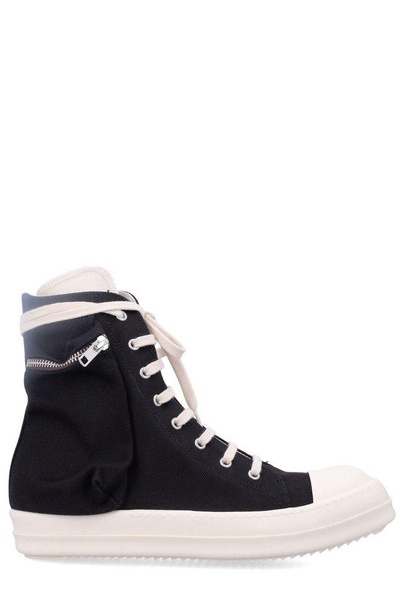 Rick Owens DRKSHDW High Top Cargo Sneakers