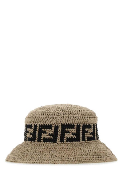 Fendi Double F Wide Brim Hat