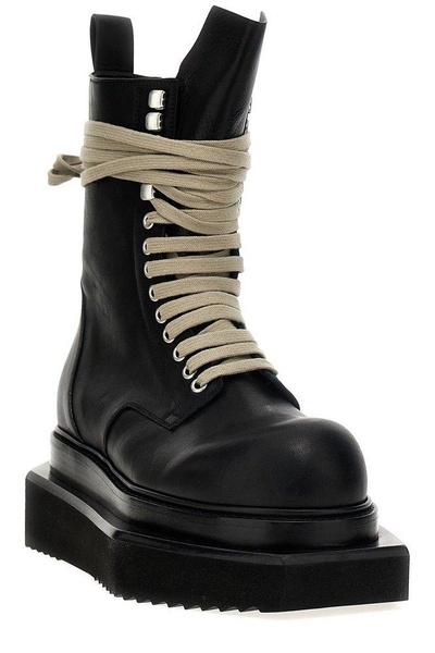 Rick Owens Turbo Cyclops Lace-Up Boots