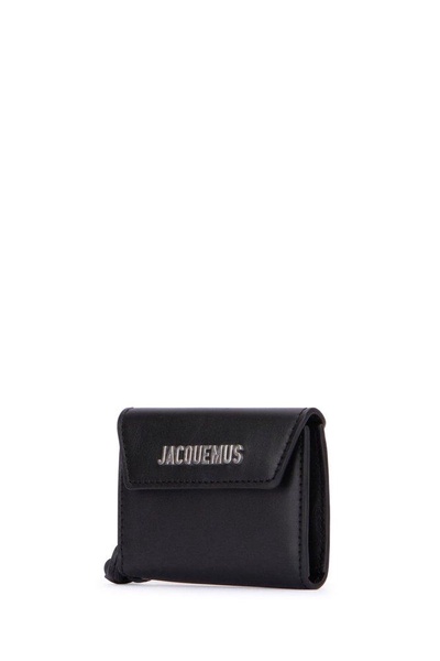 Jacquemus Logo Lettering Neck Strapped Wallet