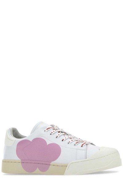 Marni Graphic Printed Lace-Up Sneakers