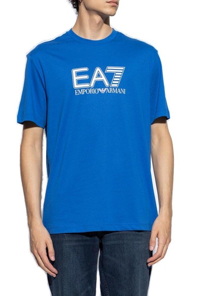 Ea7 Emporio Armani Logo-Printed Crewneck T-Shirt