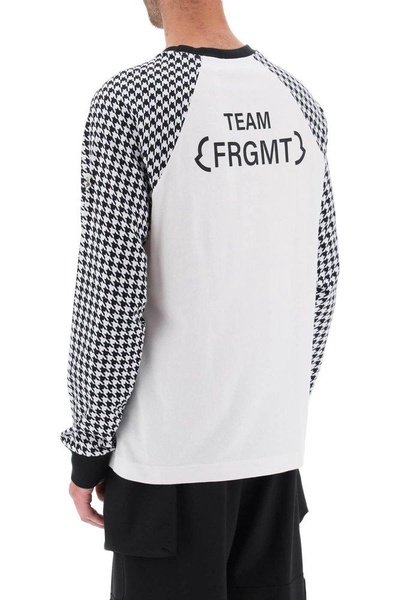 Moncler X Fragment Hiroshi Fujiwara Houndstooth Long-Sleeved T-Shirt