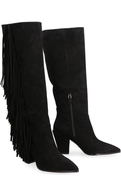 Stuart Weitzman Kenley Fringe Boots