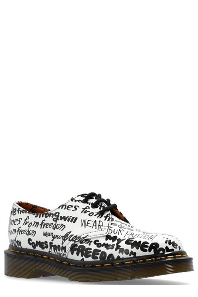 Comme des Garçons Comme des Garçons X Dr. Martens Printed Lace-Up Shoes