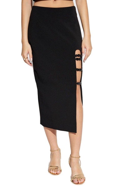 Cult Gaia Ariet Side Slit Midi Skirt