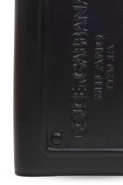 Dolce & Gabbana Logo Embossed Bi-Fold Wallet