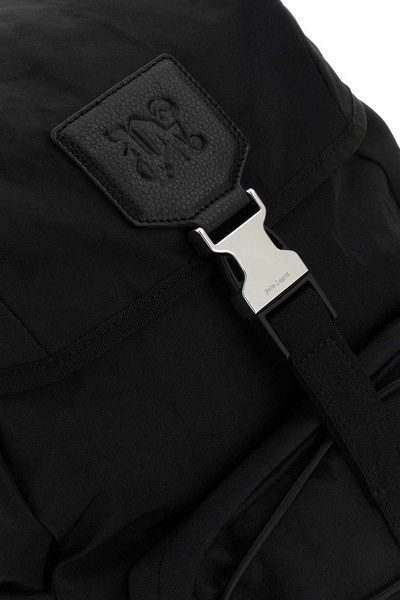 Palm Angels Logo Patch Foldover Top Backpack