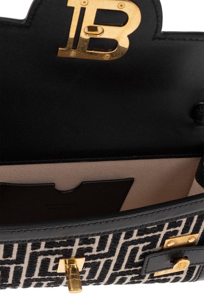 Balmain B-Buzz 23 Monogram Shoulder Bag