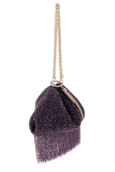 Jimmy Choo Callie Embellished Chain Linked Shoulder Bag