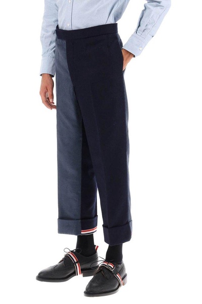 Thom Browne Panelled Cropped Trousers