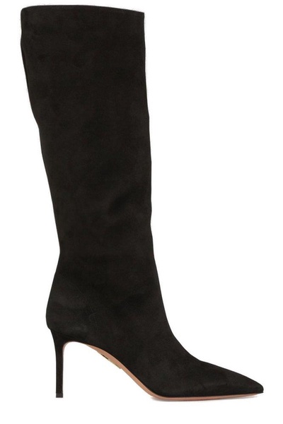 Aquazzura Pointed Toe Heeled Boots