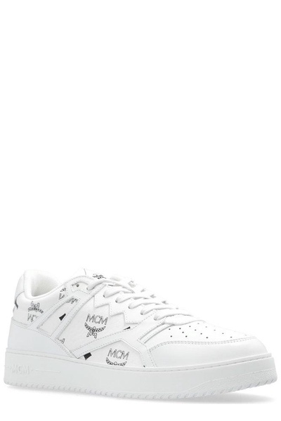 MCM Neo Derby Visetos Lace-Up Sneakers