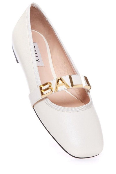 Bally Balby Squared Toe Ballet Flats