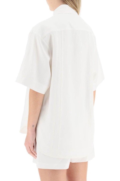 Loulou Studio Buttoned Short-Sleeved Shirt