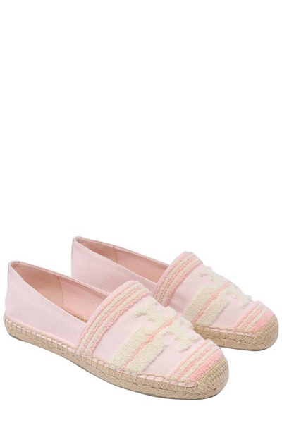 Tory Burch Double T Slip-On Espadrilles