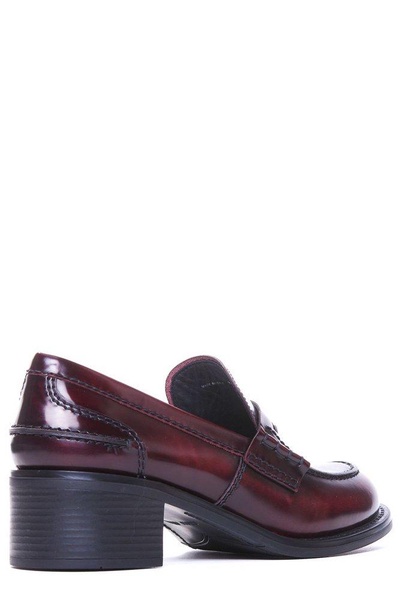 Miu Miu Logo-Embossed Penny Loafers