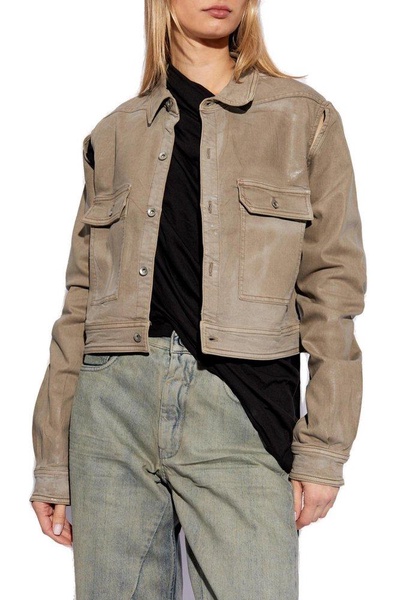 Rick Owens DRKSHDW Cape Sleeved Denim Jacket