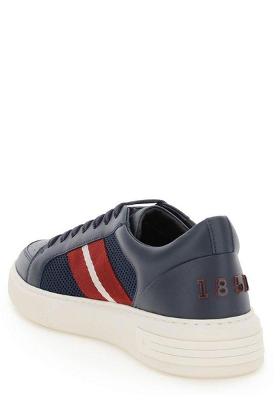 Bally Stripe Detailed Lace-Up Sneakers