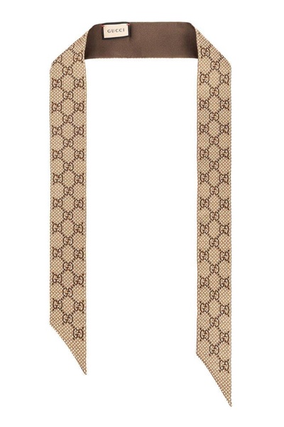 Gucci GG Printed Neck Bow