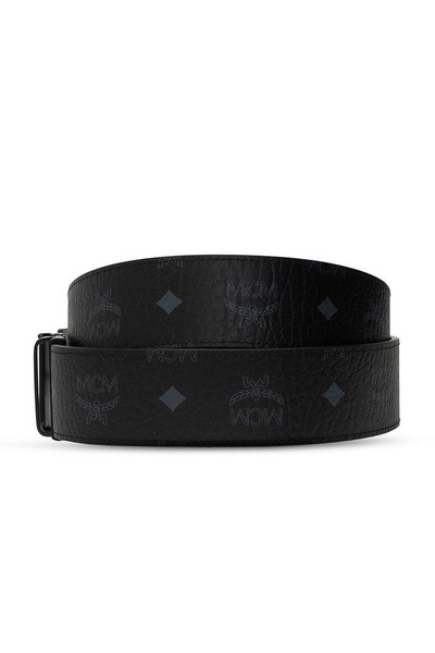 MCM Classic Logo Detailed Buckle Belt