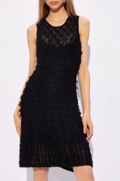 Chloé Lace Detailed Flared Mini Dress