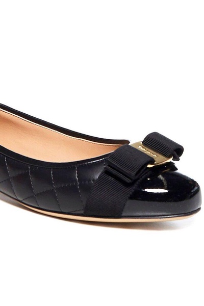 Ferragamo Varina Ballerina Flat Shoes