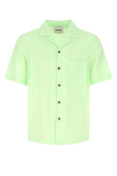 Nanushka Buttoned Straight Hem Shirt