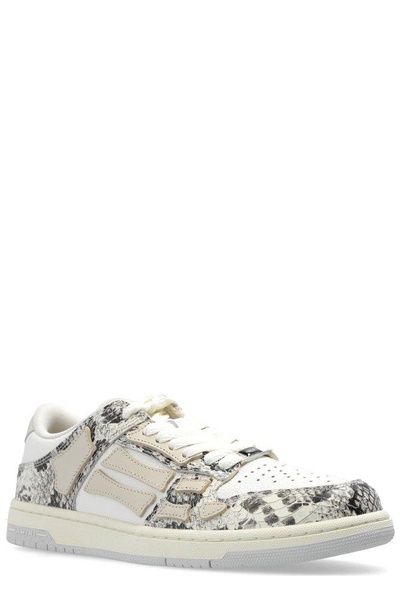 Amiri Skeleton Patch Round Toe Sneakers