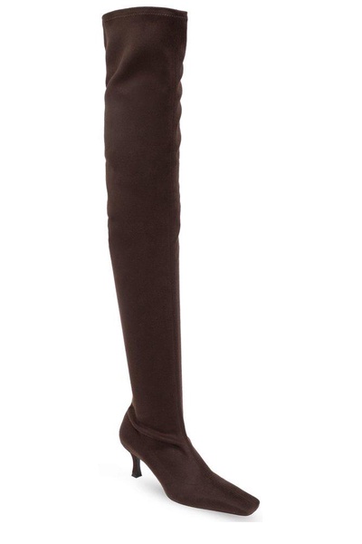 Proenza Schouler Trap Over-The-Knee Square Toe Boots