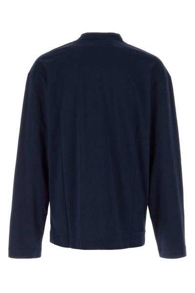 Dries Van Noten Man Navy Blue Cotton Oversize Heger T-Shirt