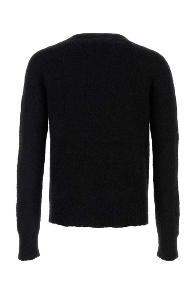 Dries Van Noten Man Black Alpaca Blend Sweater