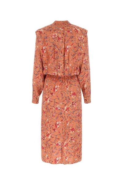 Isabel Marant Étoile Okleya High-Low Hem Midi Dress